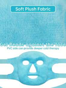 1pc/2pcs Face Care Gel Mask + Eye Care Gel Mask Combo, Reusable Hot/Cold Therapy Face Mask & Eye Mask Set, No Battery Required - Multicolor - View 6