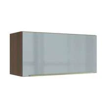 Alacena Gabinete Superior Cocina Madesa Lux 1 Puerta 70cm Color Rústico/gris - Marróm y Gris - Ver 1