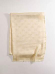 1pc Elegant Patterned Blend Headscarf For Women, Versatile Fashionable Hijab/Scarf/Shawl For All Seasons