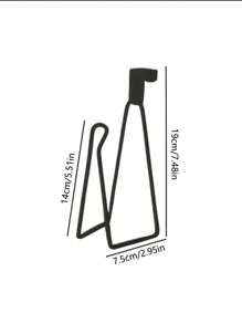 1 pieza Soporte de pared para papel higiénico, dispensador de papel higiénico, estante para toallas de papel en la puerta del gabinete del baño sin perforaciones, estante para zapatos, estante para secar zapatos
