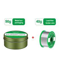 HAOXPNG 焊锡膏松香助焊剂无铅易焊接烙铁维修铁片不锈钢片镍焊锡丝