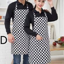 Adjustable Adult Apron Striped Restaurant Chef Apron Outdoor Camping Picnic Kitchen Cook Aprons