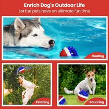 Squeaky Interactive Dog Toys For Aggressive Chewers, Tough Dog Chew Toys To Keep Them Busy With Treat Dispensing, Indestructible Dog Toy For Large Medium Dogs, Dog Toys For Boredom & Enrichment