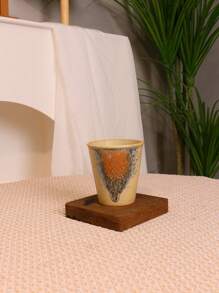 1pc 200ml Creative Vintage Ceramic Mug, Color-Changing Limited Edition For Valentine's Day, Suitable For Latte, Espresso - Glaze Coffee Cup - View 7