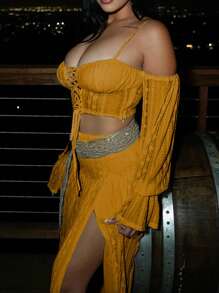 休闲度假系带肩带背心