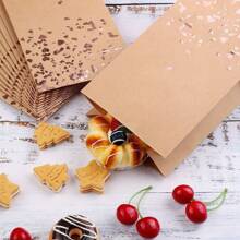 23 个玫瑰金牛皮纸礼品袋，配有 12 个密封贴纸，适合情人节、婚礼、生日、茶会和庆祝活动 - 彩色 - 查看 7