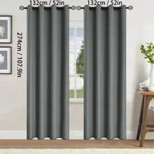 2pcs Blackout Curtains Thermal Insulated Lined Window Curtain Panels For Living Room, Bedroom, Kitchen, Bathroom, Home Decor Curtains For Living Room Room Decor Home Decor Living Room Kitchen Decor Living Room Decor Room Decor Curtains Bedroom
