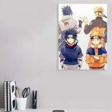 Framed Tina Art Ninjaanime Brotherhood Collection Large  Poster With Hooks For Gamer Patrol, Painting Wall Art For Living Room, Wall Decor For Bedroom, Home Decor Room Decor