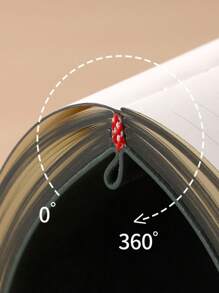 Thickened Diary Notebook A5, 128 Pages, Simple Design College Student Notepad, Lined Paper & Grid Paper Available,Thick Paper,  School & Office Supplies Back To School - Dark Green - View 4