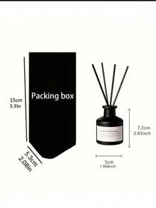 5pcs (1 Bottle Of Diffuser + 4 Volatile Sticks) Fireless Aromatherapy, Bedroom Decor, Indoor, Long-Lasting Fragrance, Essential Oils, Florals, Bedroom, Bathroom, Air Freshener, Fragrance Essential Oil Diffuser, Aromatherapy Set