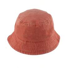 Sombrero cubo oversize lavado para hombres y mujeres, sombrero de playa de verano ligero de poliéster empaquetable, sombrero retro para exteriores