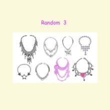 Clothes & Accessories For 30cm Dolls (Doll Not Included), 10pcs Set Including 3 Random Dresses, 3 Random Bags, 3 Random Necklaces, 1 Grooming Accessory - Multicolor - View 5