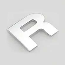 Zinc Alloy, Solid Metal Letters, Car 3D Letters, Car Stickers, English Letters, Car Logos, Alphanumerics - Silver - View 24