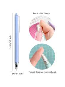 5 chiếc Bánh xe quét chắp vá Đường quét thợ may Vòng tròn Đường may Bộ phận thợ may & Hạt gạo nhựa Dao tiện ích. Bút chì vĩnh cửu, Bộ dụng cụ may, Bút chì vượt thời gian để phác thảo, vẽ, Đồ dùng học tập, Bút cắt chính xác bằng thép vonfram, Công cụ thủ công chần bông theo dõi cho các dự án tự làm, tác phẩm nghệ thuật & cắt giấy (Dụng cụ cầm tay/Máy cắt khuôn cầm tay) - Màu be - Xem 8