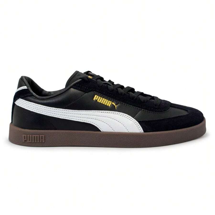 Puma Men's Club 2 ERA Sneakers - Svart och Vitt - Visa 1