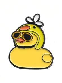 3 Customized Denim Travel Animal Enamel Pins, Cold Yellow Duck Brooch Lapel Badge, Bag Decoration Badge, Shoe Personalized Decoration Badge. Animal Jewelry Gift For Friends Dress Accessories Pin For Clothes Bag Charm School Office Accessories Shirts Jacket Christmas Halloween Clothes Pin Funny Cute Teacher Gifts - Multicolor - View 10
