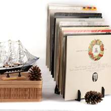Vinyl Record Storage Holder Vinyl Record Rack Vinyl Record Tabletop Display Rack Acrylic Record Floating Rack Showcasing Your Everyday LP Listening At The Office Home