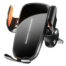 Car Phone Holder 2025 Upgraded Car Vent Phone Holder Clip Cell Phone Car Hands-Free Holder Truck Mount Vent Cradle Compatible With Iphone 16 Android, Black
