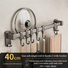 1 Piece Tool For Home Decoration Bathroom Hook No-Drill Hanging Rod Shovel Hanger Row Hook Multifunctional Wall-Mounted Storage Knife Holder