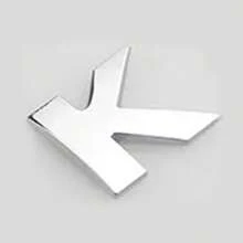 Zinc Alloy, Solid Metal Letters, Car 3D Letters, Car Stickers, English Letters, Car Logos, Alphanumerics - Silver - View 23