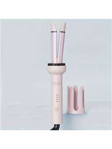 This 2-In-1 Auto Curling Iron And Straightener Is Equipped With A Negative Ion Generator, Smart Timer, And Auto Shut-Off Function, Allowing You To Easily Create Natural Curls At Any Temperature. - UK Plug(220-240V) - View 8