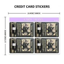 4 pièces Films protecteurs anti-rayures, sans résidu et antidérapants pour cartes de crédit/étudiant/bus. Aucune découpe nécessaire