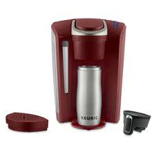 K-Select Single-Serve Pod Coffee Maker With 12oz Brew Size, Strength Control, Matte Black - Red - View 11
