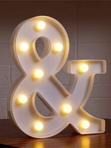 1 件 21.8 厘米/8.58 英寸高节日和派对灯饰，户外圣诞装饰灯，LED 灯，数字 0-9，字母 A-Z，圣诞装饰数字灯，节日配件，婚礼生日派对用品，房间场景装饰 - 暖白色 - 查看 49