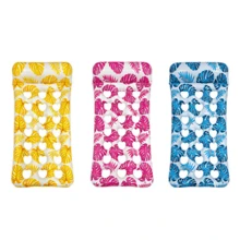 Inflatable Pool Float Lounger Adult 1 Packs, Giant Pool Raft Floaties Pool Floating, Swimming Pool Floats, Large Water Floats Lounge Set, Large Floating Hammock Mat, Beach Essentials, Beach Accessories