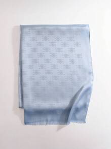 1pc Elegant Patterned Blend Headscarf For Women, Versatile Fashionable Hijab/Scarf/Shawl For All Seasons