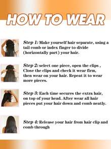 Clip On Hair Extensions Human Hair Auburn Hair Extensions Clip In Human Hair Long Straight Remy Natural Full Head 8pcs Real Hair Extensions For Women #30 Light Auburn Halloween Costumes - S30 - View 7