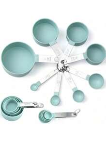 8 Piece Kitchen Measuring Cup And Measuring Spoon