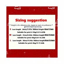 1 件可爱猫项圈、宠物围巾头巾、狗围兜、宠物配饰、格子领结围巾、公主风格 - 彩色 - 查看 11