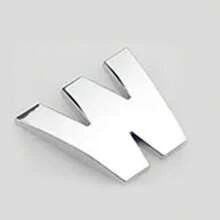 Zinc Alloy, Solid Metal Letters, Car 3D Letters, Car Stickers, English Letters, Car Logos, Alphanumerics - Silver - View 18