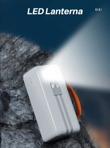 Portable Charger Power Bank 30000mah PD 66W Fast Charging - trắng - Xem 8
