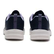 Skechers 女士 Go Walk 6 轻便透气休闲运动鞋 124554-NVLV - 黑色 - 查看 5