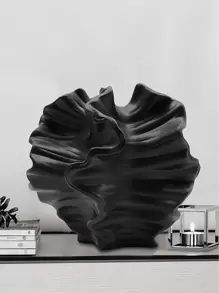 Decoração de vaso de resina criativa minimalista moderna, armário de TV de hall de sala de estar, vaso de decoração de mesa de escritório, vaso de flores artístico de luxo leve e sofisticado, decoração de mesa de chá estilo wabi sabi para casa, decoração de armário de TV, decoração - Multicolorido - Ver 2