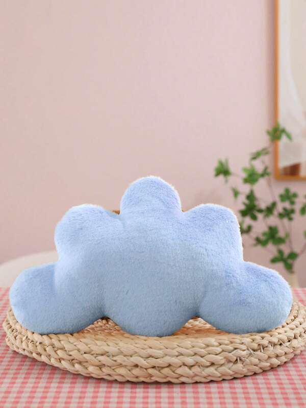 Soft Cloud Shaped Decorative Throw Pillow, Suitable For Sofa And Bed Decor, Essential Spring & Easter Home Accessory, Great Gift For Family And Friends, Blue