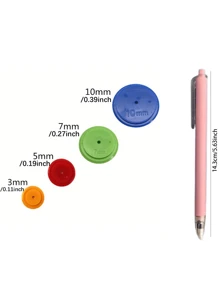 5 chiếc Bánh xe quét chắp vá Đường quét thợ may Vòng tròn Đường may Bộ phận thợ may & Hạt gạo nhựa Dao tiện ích. Bút chì vĩnh cửu, Bộ dụng cụ may, Bút chì vượt thời gian để phác thảo, vẽ, Đồ dùng học tập, Bút cắt chính xác bằng thép vonfram, Công cụ thủ công chần bông theo dõi cho các dự án tự làm, tác phẩm nghệ thuật & cắt giấy (Dụng cụ cầm tay/Máy cắt khuôn cầm tay) - Màu be - Xem 14