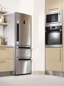 2Pcs Double-Door Refrigerator Oven Handle Gloves, Oven Microwave Handle Gloves, Non-Slip Anti-Oil Warm Refrigerator Door Handle Gloves, Refrigerator Oven Handle Velvet Protective Cover, Hook And Loop Handle Gloves