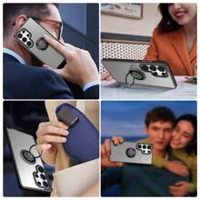 Hidden Magnetic Ring Stand Series Compatible With Iphone 16 Pro Max, IPhone 11/12/13/14/15/16 Pro Max, S25/S22/23/24+, OPPO, Vivo, Redmi 13C+, A Whole Set Of Phone Cases For Moto G, Redmi NOTE 13C/12/11 Pro, Enjoy Waterproof Shockproof Anti-Fall Scratch Resistant - Multicolor - View 3