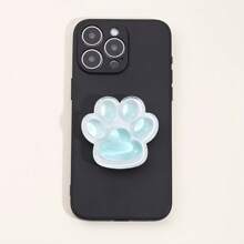 1 pezzo Supporto da tavolo pieghevole in ABS con design a zampa di gatto carino, 1 pezzo Accessorio impermeabile per supportare il telefono compatibile con , telefoni Android, regalo per compleanni, famiglia, amici, sostegno per telefono push-pull, supporto per telefono, accessori per telefono