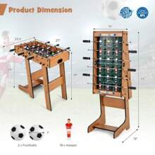 Football Table Space Saving Soccer Game Indoor Sports For Party Bar5676586566 - 1 - View 8
