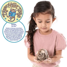 Reuben The Rat - 7 Inch Stuffed Animal Plush