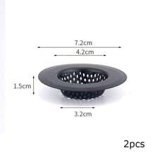 2 Peças Coadores de Pia de Cozinha, Filtros de Dreno de Pia de Aço Inoxidável, Conjunto de Coadores de Cozinha com Malha Fina, Ferramentas Essenciais de Cozinha e Acessórios de Cozinha, Um Presente Indispensável de Ferramentas de Cozinha para Chefs Domésticos, Armazenamento Econômico de Espaço para Organizadores de Cozinha, Ideia de Presente de Natal para a Cozinha