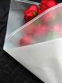 20 piezas de papel para envolver flores, papel de embalaje para ramos, papel artesanal impermeable ideal para ramos, floristerías, bodas, cumpleaños, fiestas, graduaciones - Negro - Ver 12