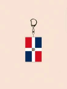 1/6个亚克力旗帜钥匙扣，休闲中美洲；南美洲和北美洲旗帜包饰，萨尔瓦多；危地马拉；多米尼加；牙买加；海地；哥伦比亚，粉丝纪念品，汽车背包挂件，学校字母汽车配件，可爱哥特Y2K万圣节配件，教师节圣诞节礼物创意，包包配件，带证件夹的挂绳，汽车配件，包饰，汽车配件，朋友姐妹 - 彩色 - 查看 7