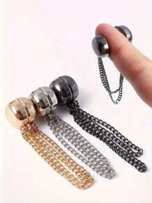 1 pezzo/3 pezzi molletta magnetiche regolabili per pantaloni e polsini - in lega resistente, molletta per orlo rimovibili adatte per pantaloni e magliette, le molletta magnetiche per l'orlo dei pantaloni possono accorciare la lunghezza senza cucire, molletta magnetica forte