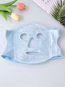 1pc/2pcs Face Care Gel Mask + Eye Care Gel Mask Combo, Reusable Hot/Cold Therapy Face Mask & Eye Mask Set, No Battery Required - Multicolor - View 13
