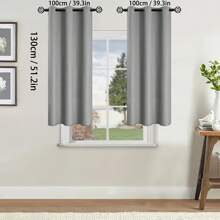 2pcs Blackout Curtains Thermal Insulated Lined Window Curtain Panels For Living Room, Bedroom, Kitchen, Bathroom, Home Decor Curtains For Living Room Room Decor Home Decor Living Room Kitchen Decor Living Room Decor Room Decor Curtains Bedroom